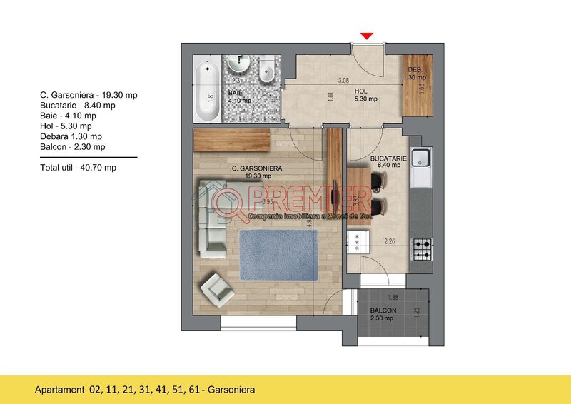 Berceni  Metrou Garsoniera
